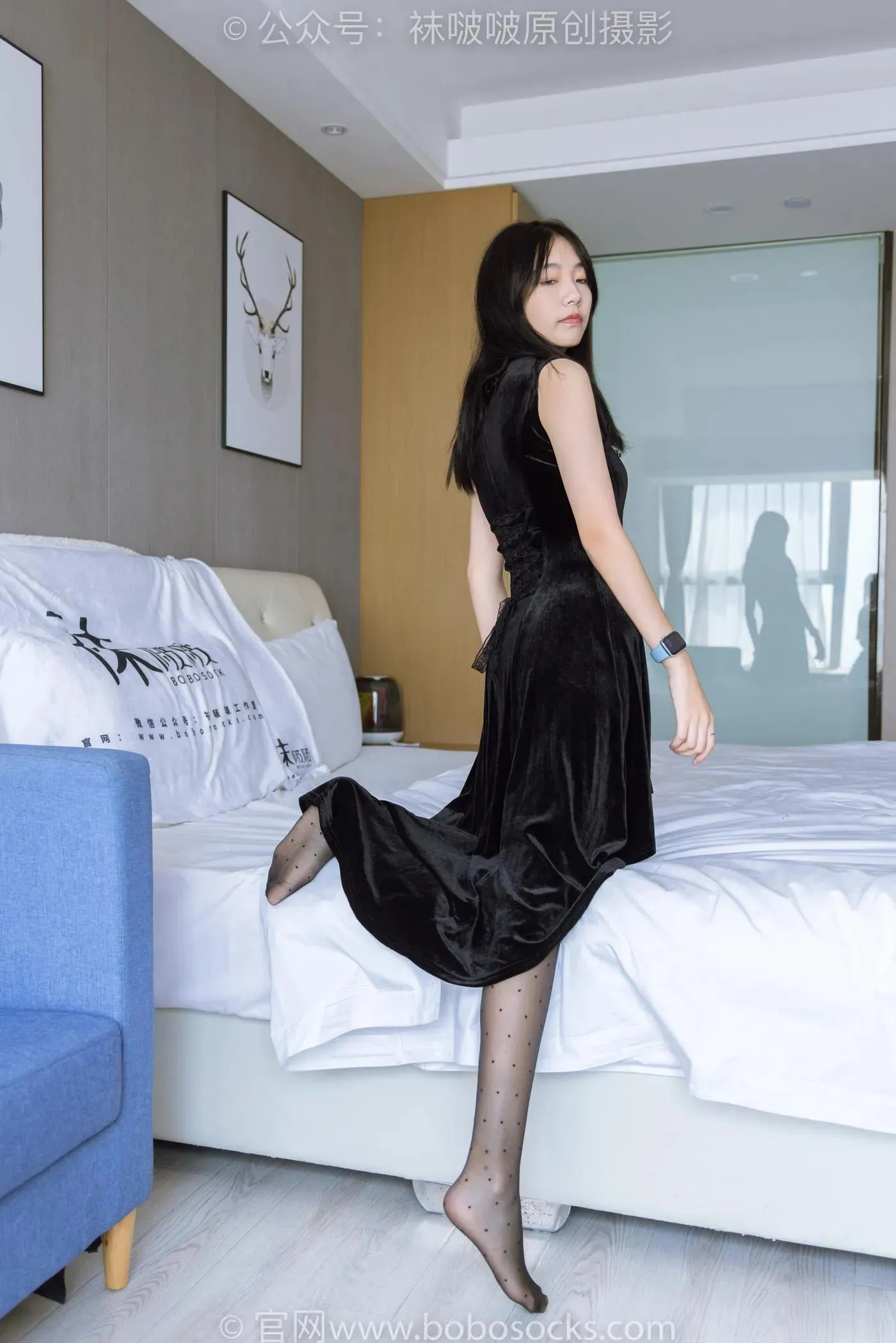 [BoBoSocks袜啵啵]NO.175 小甜豆-高跟鞋、黑丝 脚尖透明款 [140P]插图2